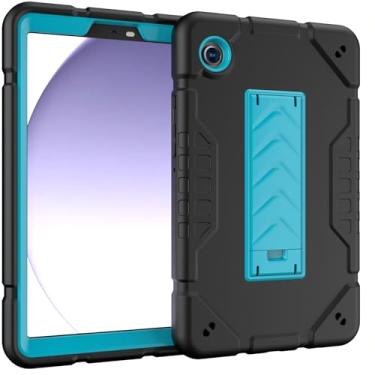 Imagem de Meifei Capa para Galaxy Tab A11 / A9 8,7, capa protetora de silicone macio resistente à prova de choque de alto impacto para Samsung Galaxy Tab A11 22.1 cm 2025 SM-X133/X135/X135F, preto + azul
