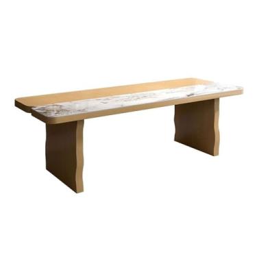 Imagem de x3anggyt5 Escrivaninha executiva de escritório estética moderna e versátil, mesa de trabalho em casa com pernas de madeira maciça, fácil de instalar (M)