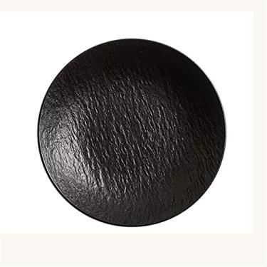 Imagem de x3anggyt5 Pratos de jantar, prato de jantar, prato fundo doméstico, tigela de salada, prato de sopa, prato de pedra branca, prato de restaurante, prato redondo fosco para jantar, pratos de cozinha