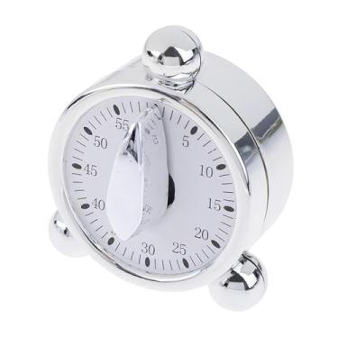 Imagem de x3anggyt5 Despertador para quarto, 60 minutos, lembretes mecânicos de cozinha, despertador para cozinha, cronômetro, relógio de mesa