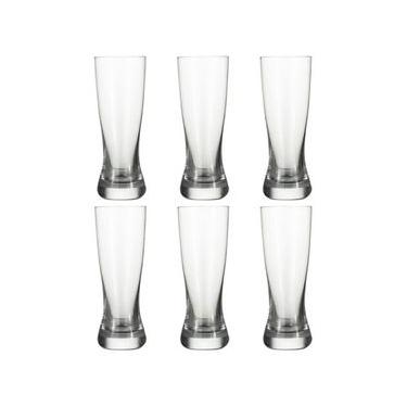 Imagem de Jogo de copos para cerveja em cristal Bohemia Catarinense 210ml 6 peças