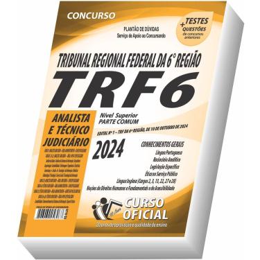 Imagem de Apostila Trf 6 - Técnico E Analista Judiciário - Parte Comum