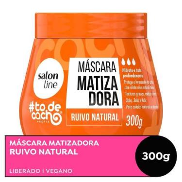 Imagem de Máscara Matizadora todecacho Ruivo Natural 300g - SALON LINE