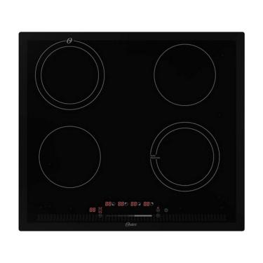 Imagem de Cooktop 4 Bocas Indução com Painel Touch Vidro Preto 220V OTOP402 Oster