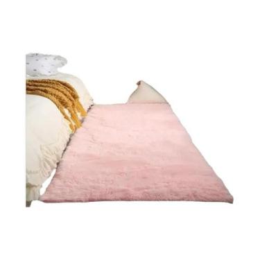 Imagem de Tapete Rosa Fofo Para Quarto Infantil, Tapete Macio Para Decoração De 