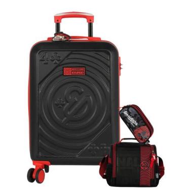 Imagem de Kit Enaldinho Mala Viagem+ Lancheira + Estojo Youtuber - Luxcel
