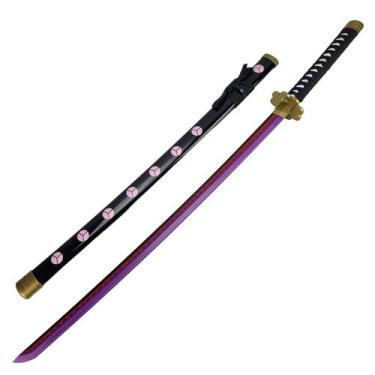 Imagem de Shusui De Zoro Led Espada Negra Samurai One Piece - Tenda Medieval