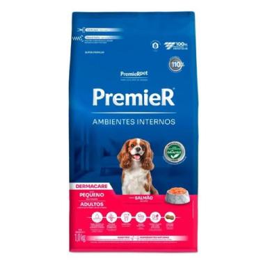 Imagem de Premier Ambientes Internos Cães Adultos Porte Pequeno Salmão Dermacare