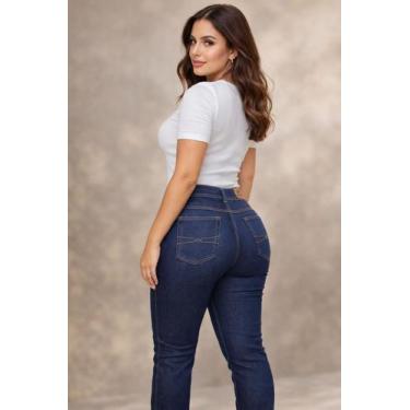 Imagem de Calça Jeans Feminina Tradicional Confortável Qualidade Premium - DVers