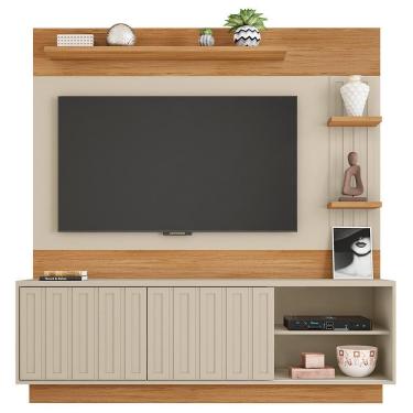 Imagem de Estante Home Para Tv Até 65 Polegadas 2 Portas Clap Caemmun