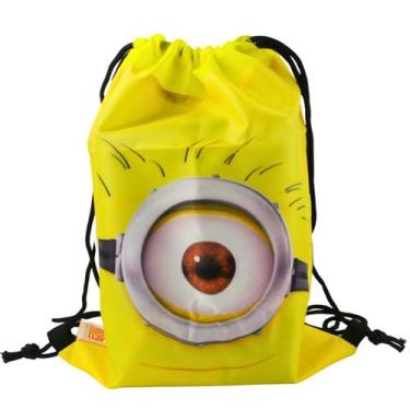 Imagem de Mochila Saco Infantil Minions - Meu Malvado Favorito - Amarela 5l - Me