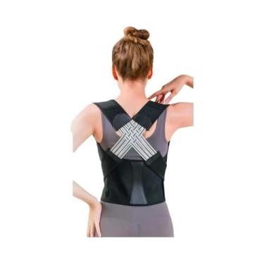 Imagem de Cinto Corretor De Postura Respirável Para Adultos, Suporte Para Costas