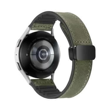 Imagem de Pulseira De Couro E Silicone De 20/22mm Para Relógios Amazfit Active, 