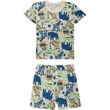 Imagem de Pijama Infantil Menino Brilha Escuro Malwee Kids Ref. 131972-Masculino