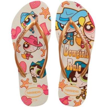 Imagem de Chinelo Feminino Meninas Superpoderosas Havaianas Slim Warner Classics-Feminino