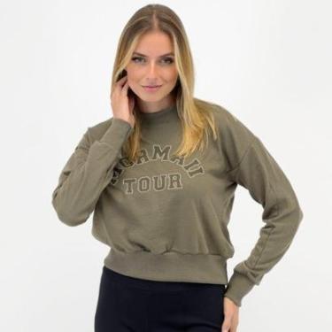 Imagem de Blusa Mormaii Moletom Cropped Fechada Feminina-Feminino