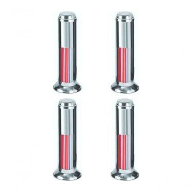 Imagem de Kit 4 Porta Canudo Modelo Universal em Aço Inox 430 para Organização de Bebidas Higipack