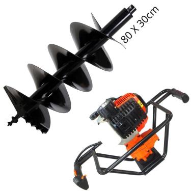 Imagem de Perfurador de Solo Vulcan Trent VPS520 2T 52cc 2,5HP com Broca 80x30cm Lâmina de Vídia...