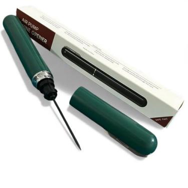 Imagem de Saca Rolhas Abridor Garrafa de Vinho Pneumático 20cm Color - RIKABUNI,