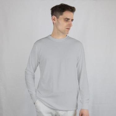 Imagem de Camisa Unisex Manga Comprida  Básica Estilo Meia Estação - Elisa Lucas