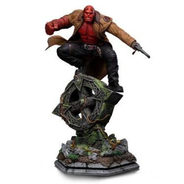 Imagem de Estátua Hellboy - Hellboy 2 O Exército Dourado - Art Scale 1/10 - Iron