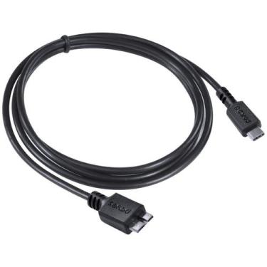 Imagem de Cabo Usb C  Micro Usb B 3.0 Preto 1m - PCYES