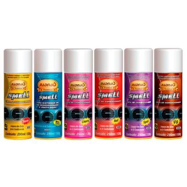 Imagem de Limpa Ar Condicionado Automotivo Higienização Smell Radnaq