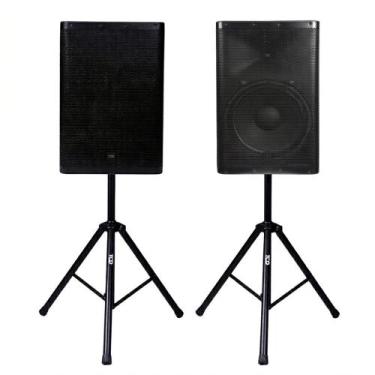 Imagem de Kit TCD STD215 Ativo + Passivo + 2 Pedestais Palco e Igreja