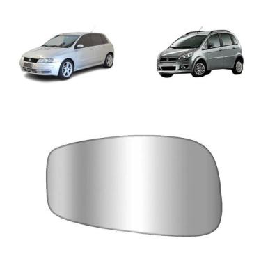 Imagem de Refil lente espelho retrovisor fiat stilo 2003 a 2007 fiat idea 2005 a