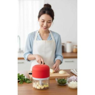 Imagem de 2x Mini Processador Alimentos Rápido Culinária Prática 30W V - Congrat