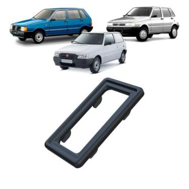 Imagem de Moldura Maçaneta Interna Uno Fior Elba Premio Preto S/lado - PLASTCAR