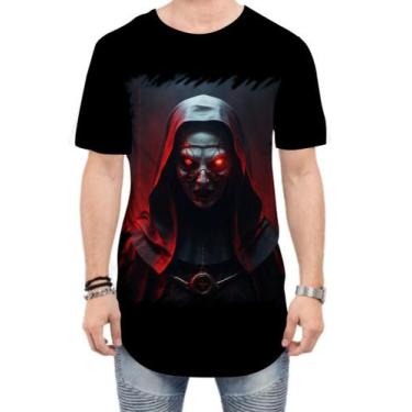 Imagem de Camiseta Longline Freira do Mal Terror Possuída 9 - Kasubeck Store®, G