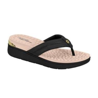 Imagem de Chinelo Anabela Modare Preto Feminino 7151.116-Feminino