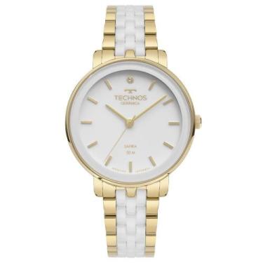 Imagem de Relógio Technos Feminino Ceramic-saphire Dourado - 2035mzl-1b 2035mzl-