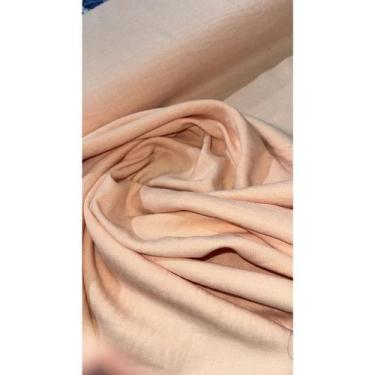 Imagem de Tecido Crepe Duna Trabalhado (1m x 1,5m) - Impacto tecidos, Coral clar