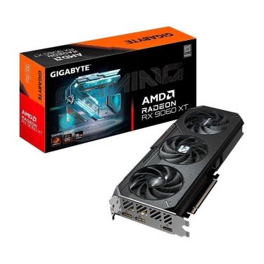 Imagem de Placa de Vídeo Gigabyte RX 9060 XT Gaming OC AMD Radeon, 16GB, GDDR6, 128bits, Triple F...