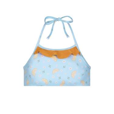 Imagem de Biquíni Top Selene Beachwear 30138.001 Infantil Com Babado UV 50+ Poli
