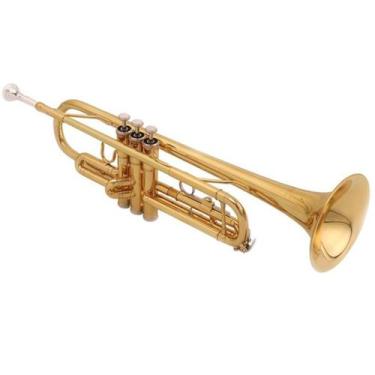 Imagem de Trompete Shelter Laqueado com Estojo SFT6418L