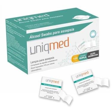 Imagem de Alcool Swab Cx C/ 100 Unid - Uniqmed