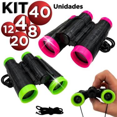 Imagem de Binoculo Infantil C/ Lente Lembrancinha Aniversário - - Europio, KIT C