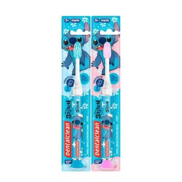 Imagem de Escova dental Stitch Timer Light - Estampas diversas - DentalClean