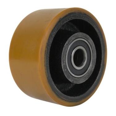 Imagem de Roda Industrial 4x2 Pol em Poliuretano - 400Kg - Ajax