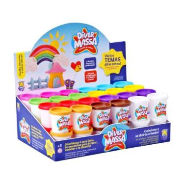 Imagem de Diver Massa Display Com 48 Potes De  Massinha - Divertoys