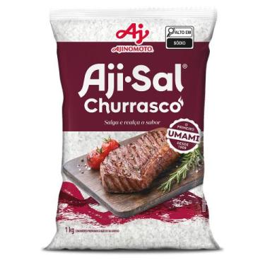 Imagem de Sal Grosso para Churrasco AjiSal Pacote 1kg - AJI-SAL®