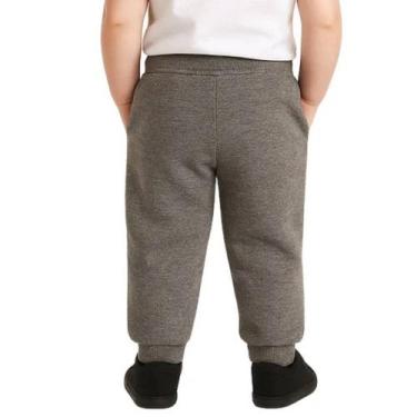 Imagem de Calça Jogger Moletom Com Bolso Infantil Brandili, 2, Cinza