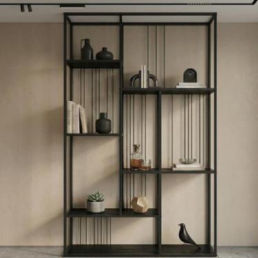 Imagem de Estante de Livros Industrial Aço 122CMX202CM 5 Prateleiras Málaga Yesc