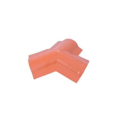 Imagem de Cumeeira Triangular Colonial 15 x 15 x 15 cm PVC Afort Marrom
