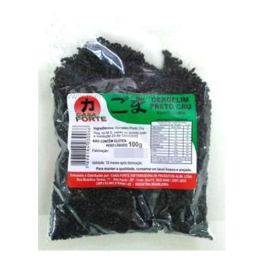 Imagem de Gergelim Preto Crú - Casa Forte 100g