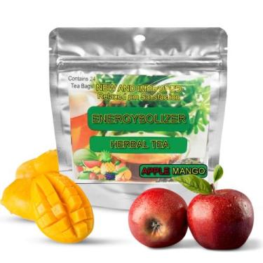 Imagem de Chá de Ervas Energybolizer Perfect Weight 24 Sachês Sabor Maçã e Manga