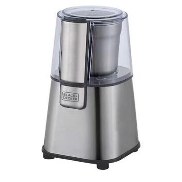 Imagem de Moedor de Grãos Black Decker Inox Gourmand Gris MG200 127V